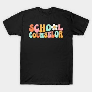 Counseling Office School  Groovy Back To School T-Shirt